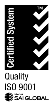 Certified System ISO 9001 RGB MONO@2x