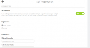 self registration