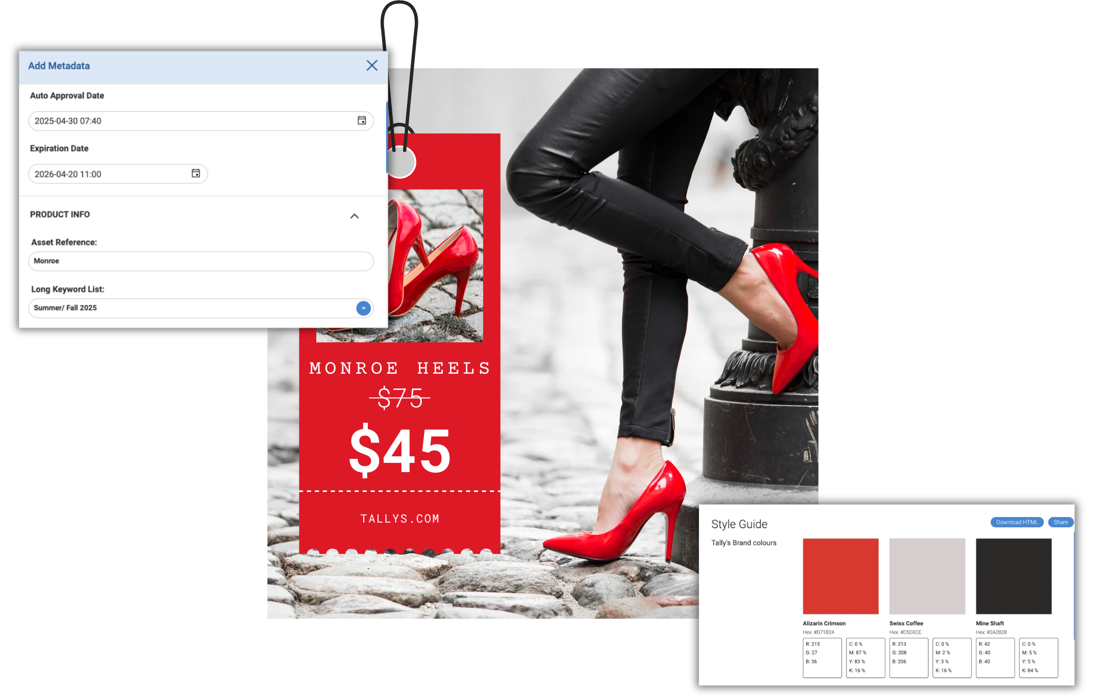 Monroe heels (Whiteboard)